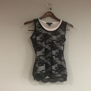 Sheer tank top